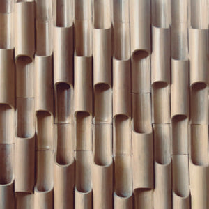 Bamboo Pole Wall Feature