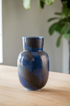 Artistic Sapphire Blue Vase