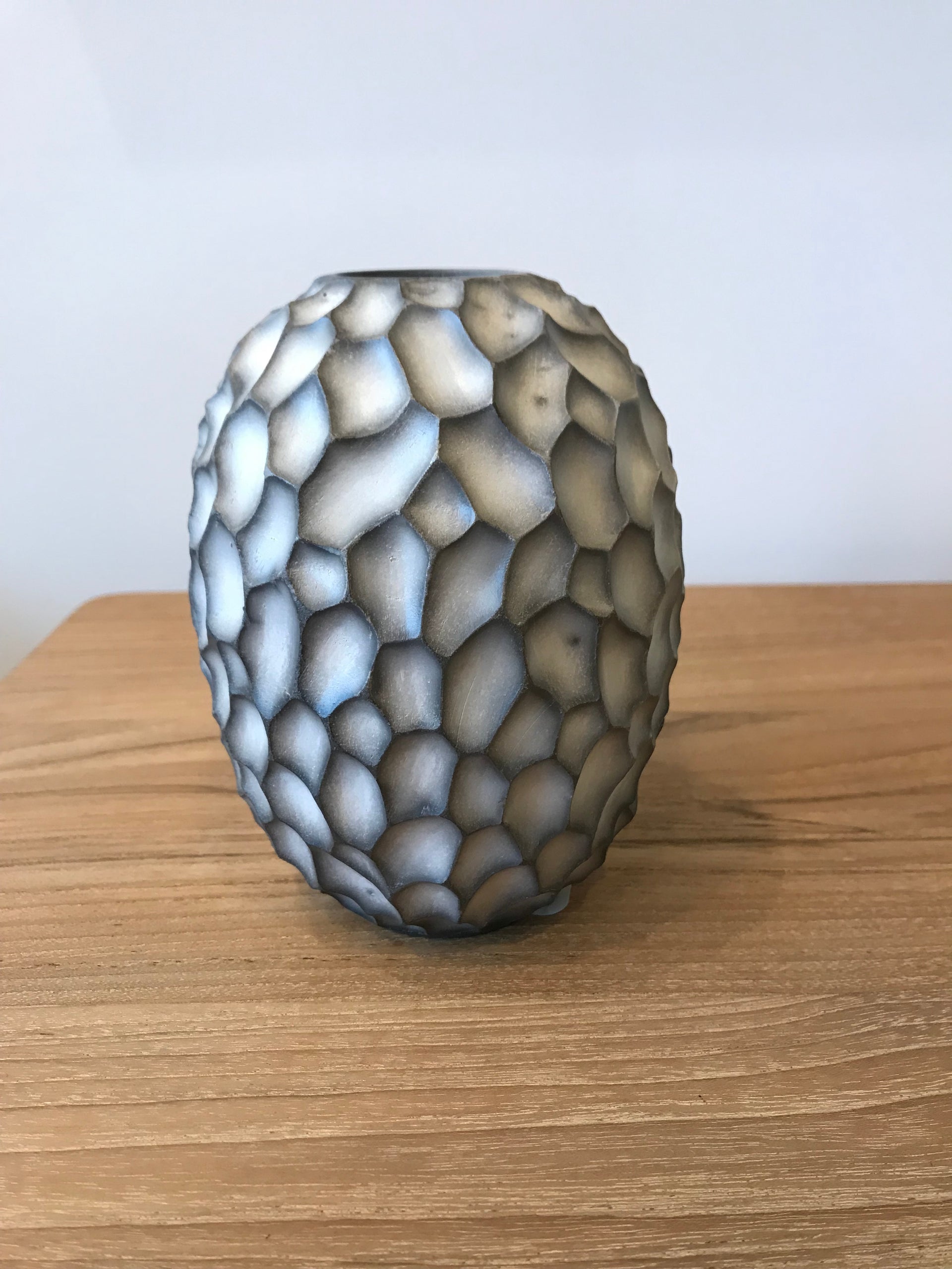 Carved Naked Raku Craquele Vase -Tall – Personal Space MB
